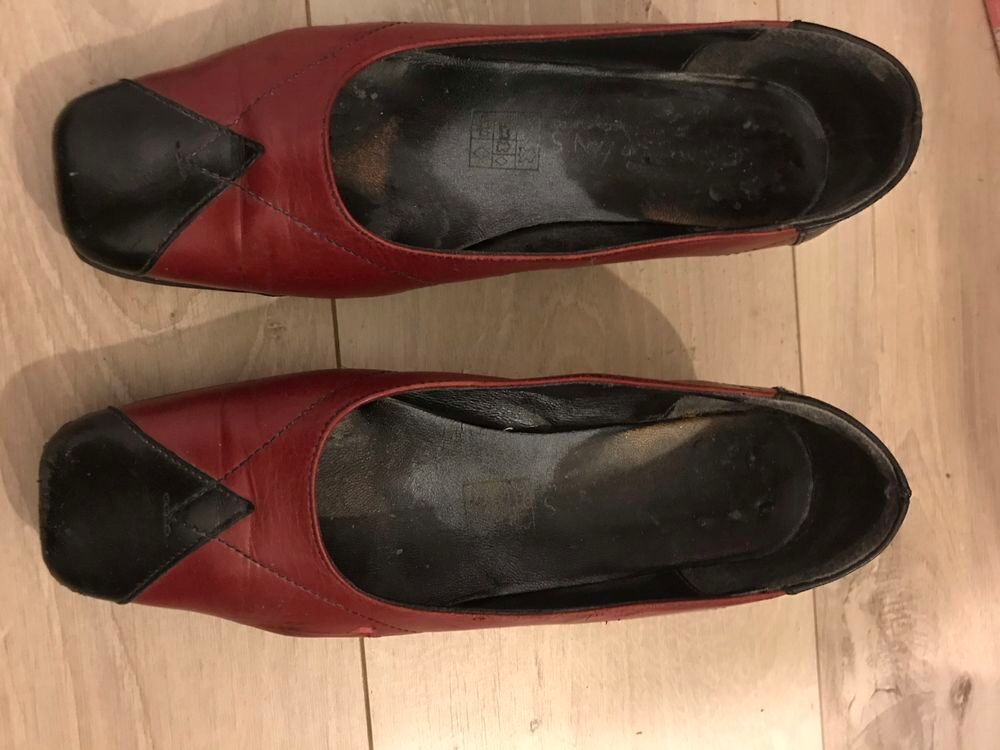 chaussures grenat/noir POINTURE 37 1/2 Chaussures