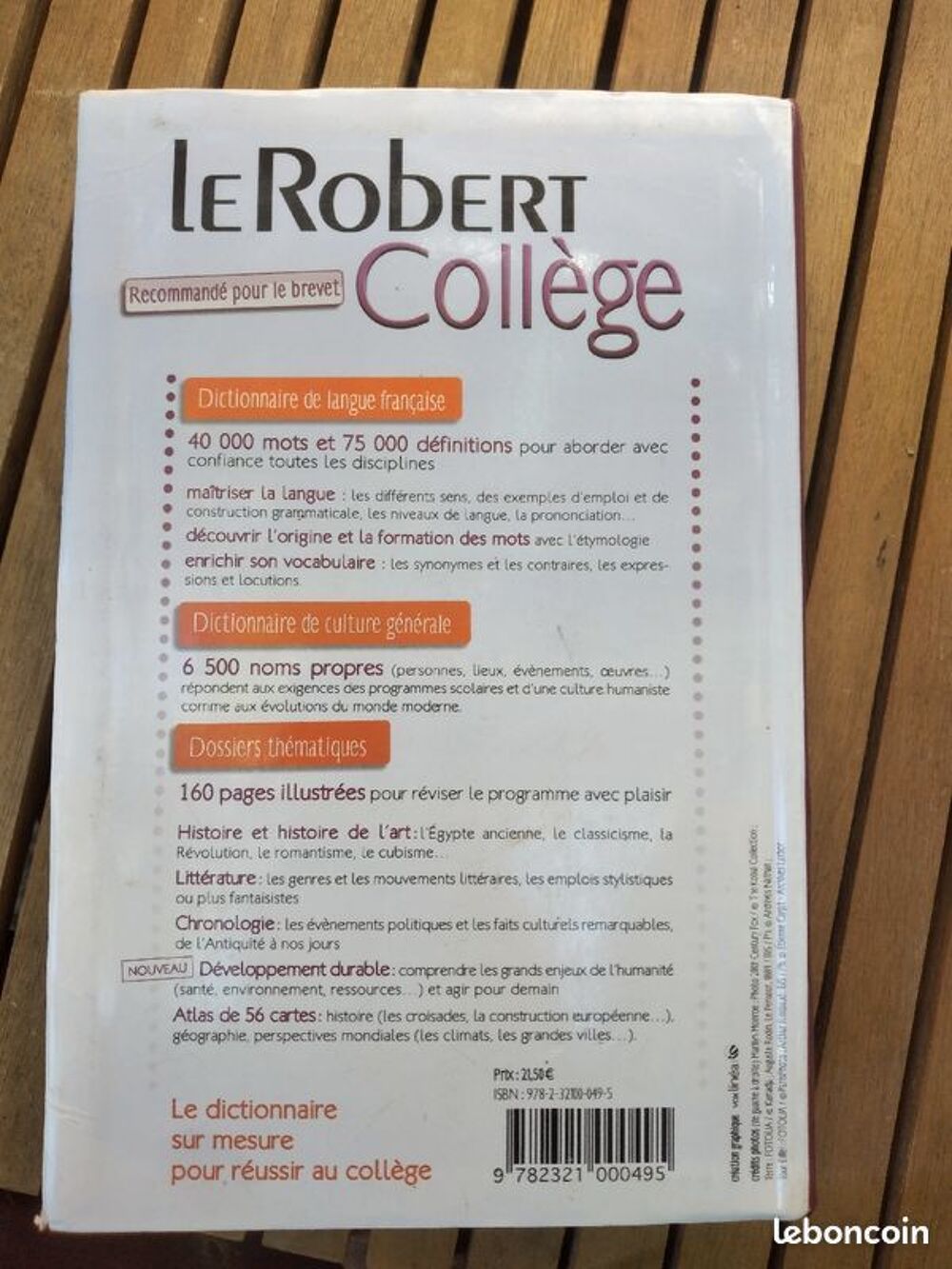 dictionnaire Le Robert coll&egrave;ge Livres et BD
