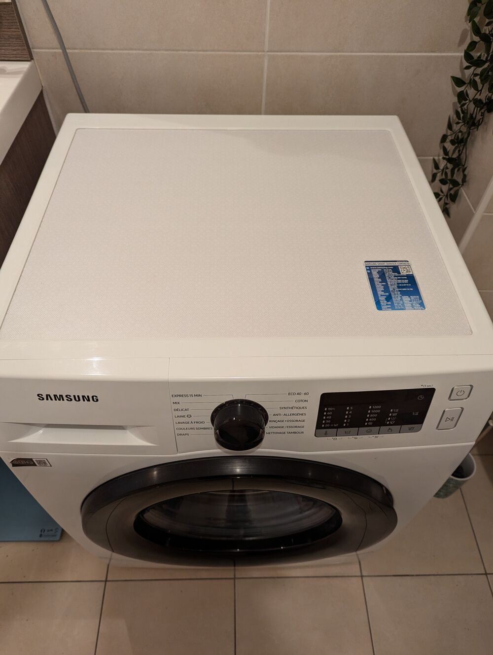 Machine &agrave; laver Samsung Electroménager