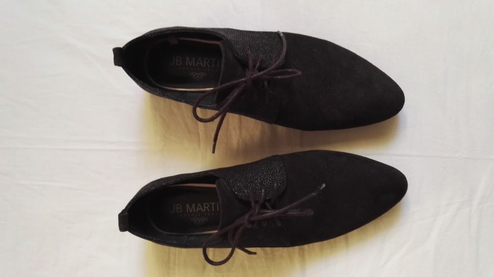 Chaussures femme derby noires Chaussures
