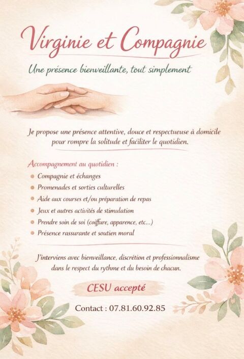 Dame de compagnie 0 67300 Schiltigheim