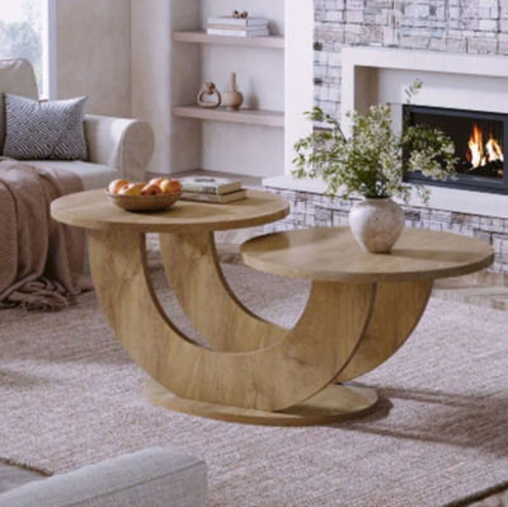Table basse design en bois ? &eacute;quilibre parfait &amp; chaleur nat Meubles