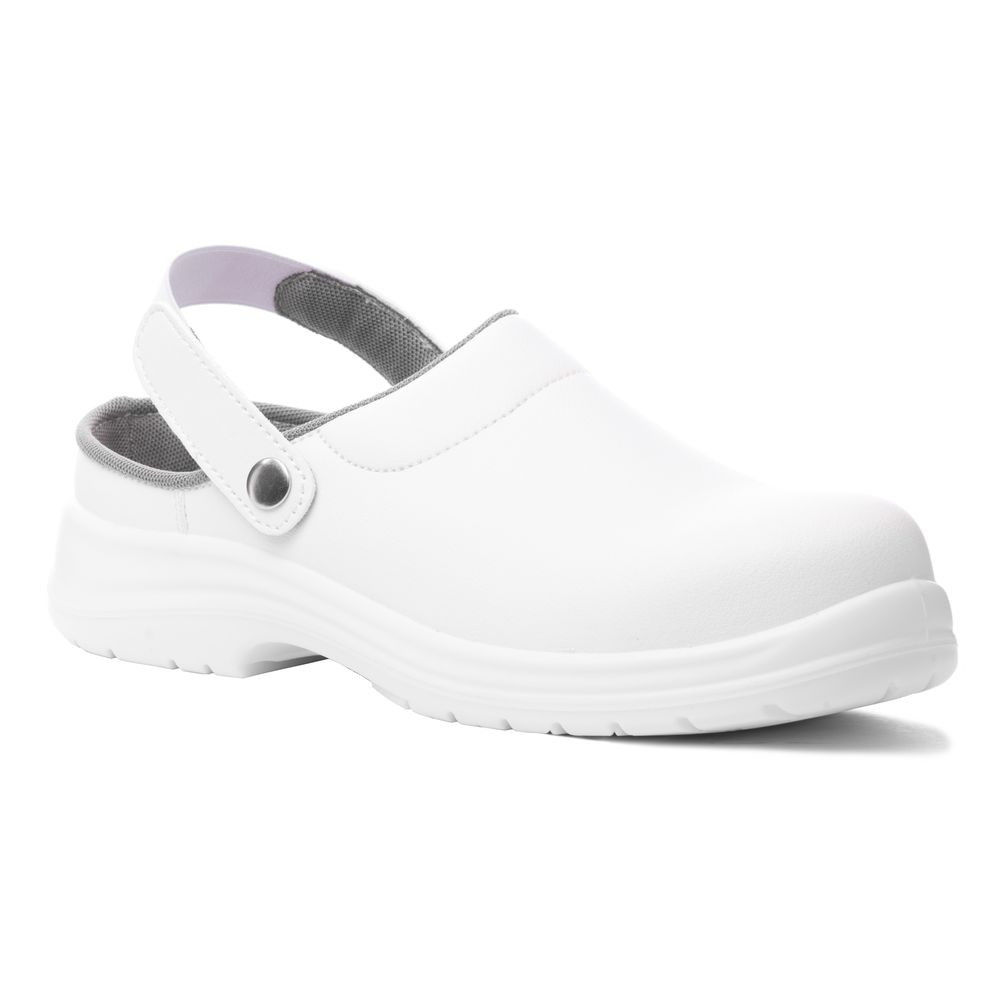 Sabot de s&eacute;curit&eacute; microfibre Coverguard Okenite Clog SB A E SRC Blanc 37 Chaussures