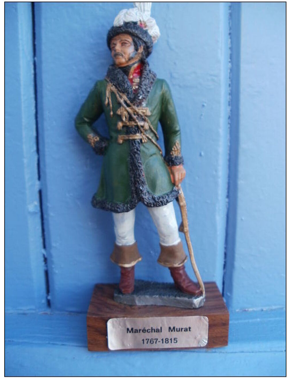 Figurine Mar&eacute;chal MURAT 1767-1815 Hauteur 13 cm 