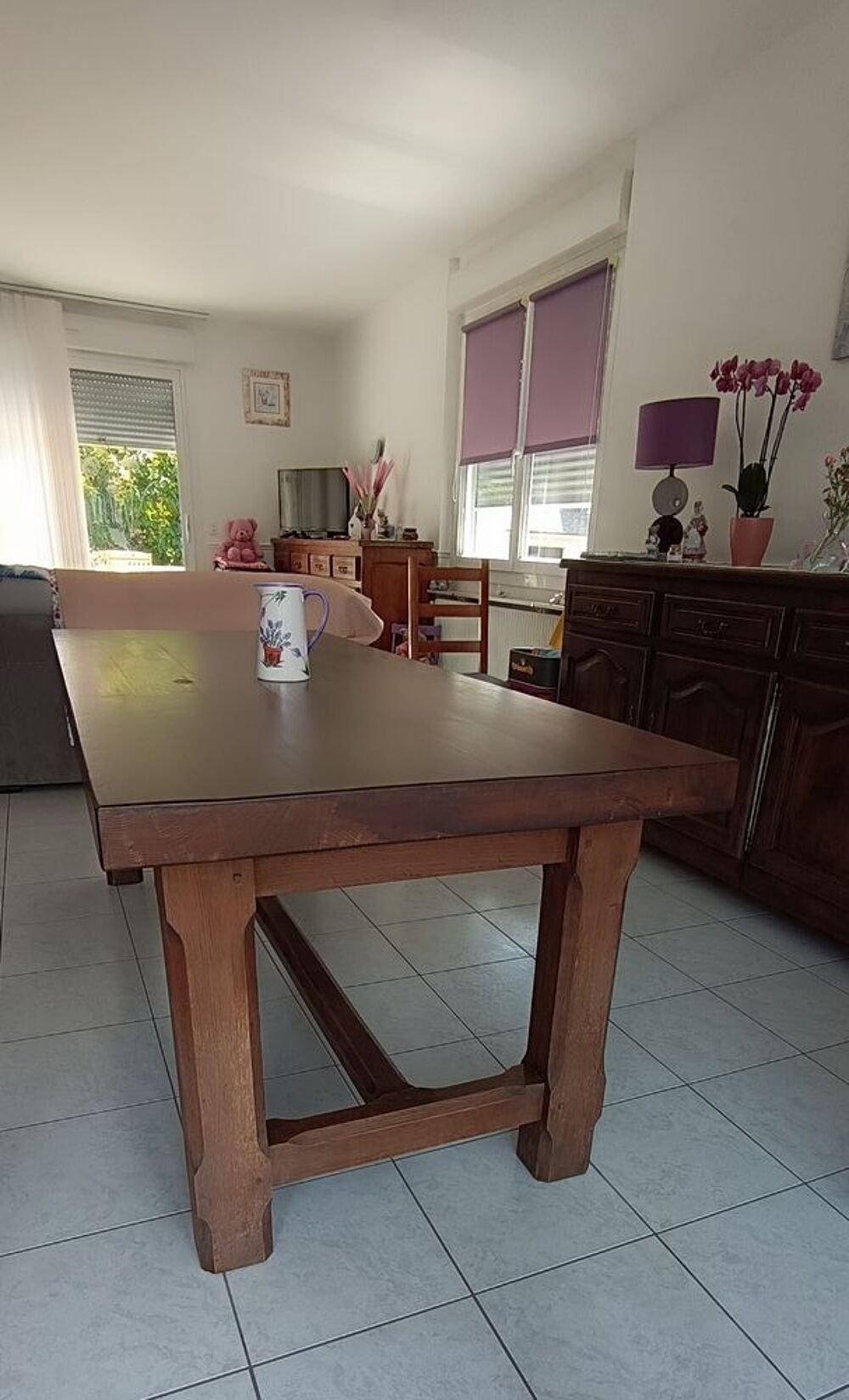 TABLE EN CHENE MASSIF Meubles