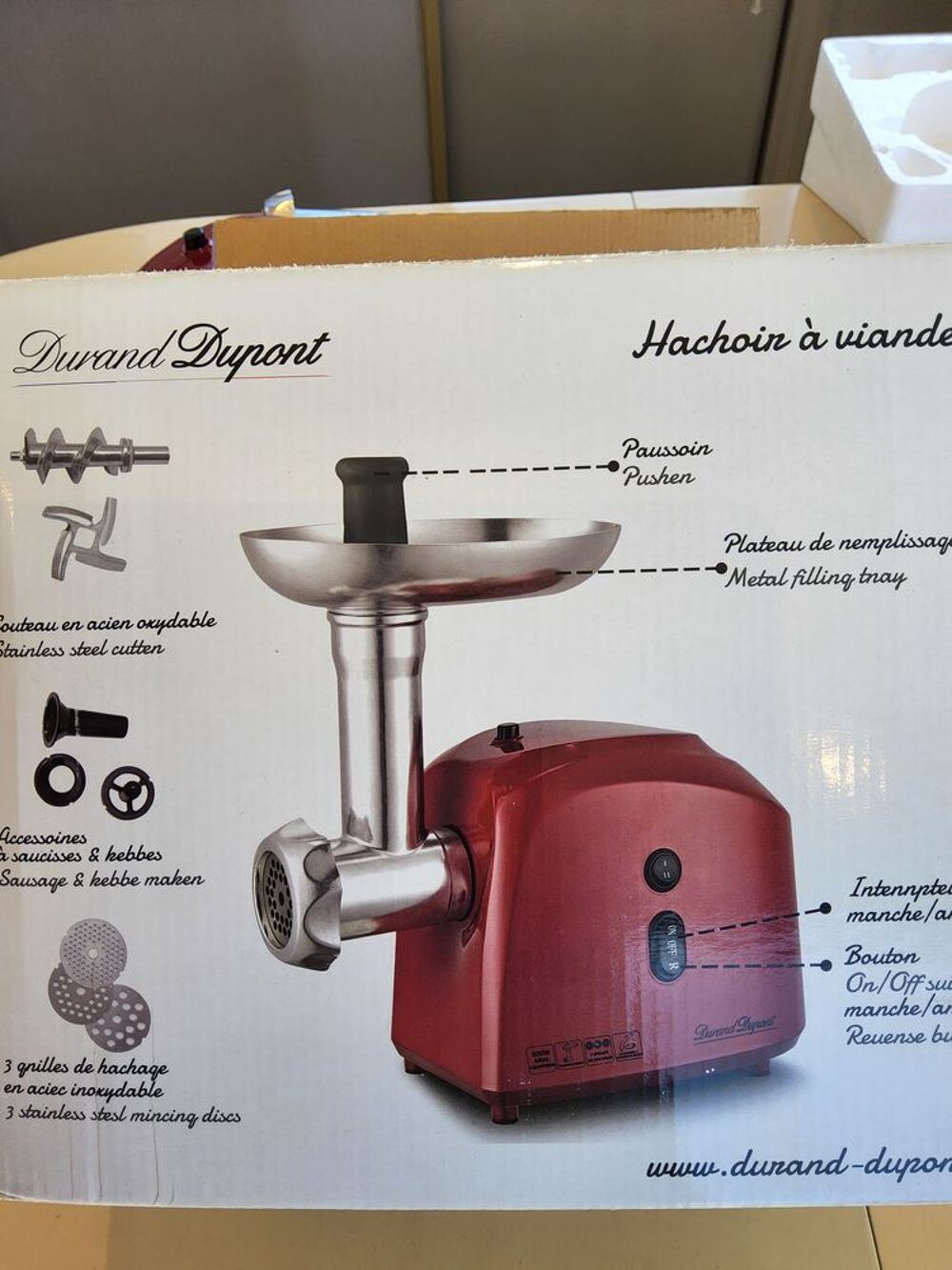 Hachoir Durand Dupont de qualit&eacute;. Electroménager