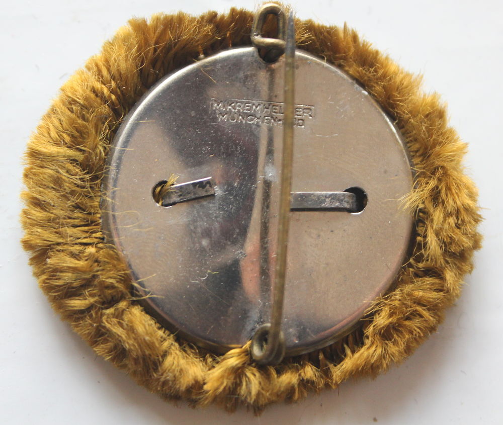 Badge Max Kremhelmer, Munich 1893
