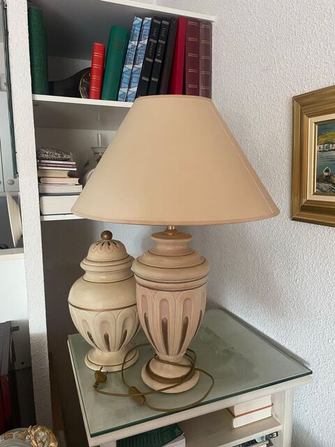 ensemble de lampe de salon avec vase 50 St Pierre la Mer (11)