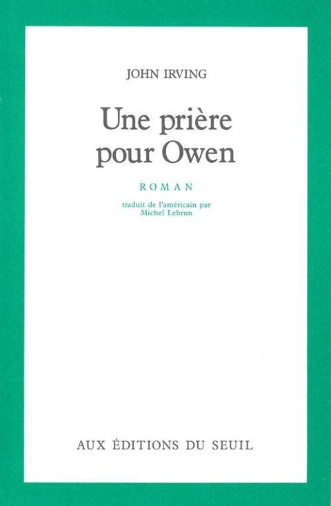 Une prire pour Owen - John Irving, 10 Rennes (35)