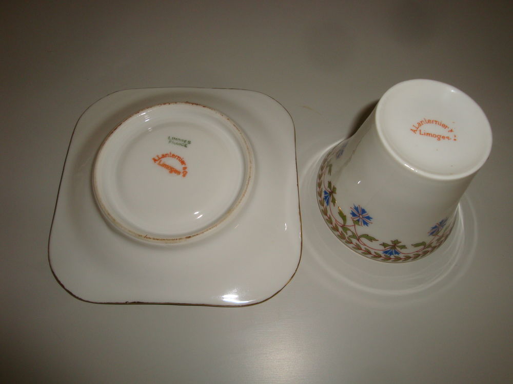 Service Caf&eacute; Porcelaine LIMOGES Ets LANTERNIER Cuisine