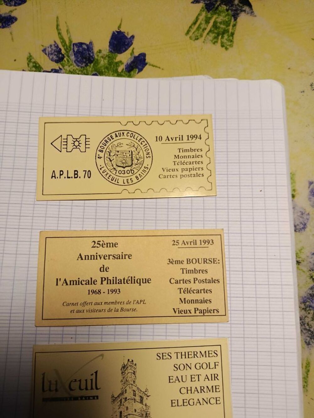 carnet de timbres collection 
