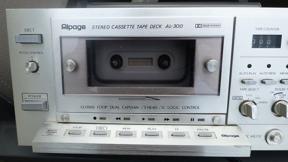 Platine K7 vintage ALPAGE AL300 Audio et hifi