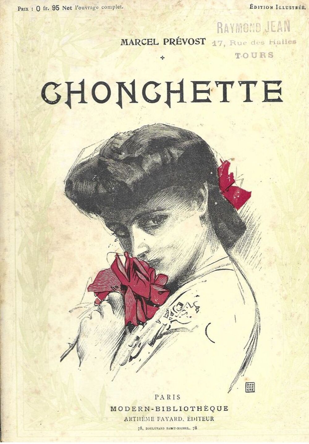 livre , Chonchette de Marcel Pr&eacute;vost 1906 Livres et BD