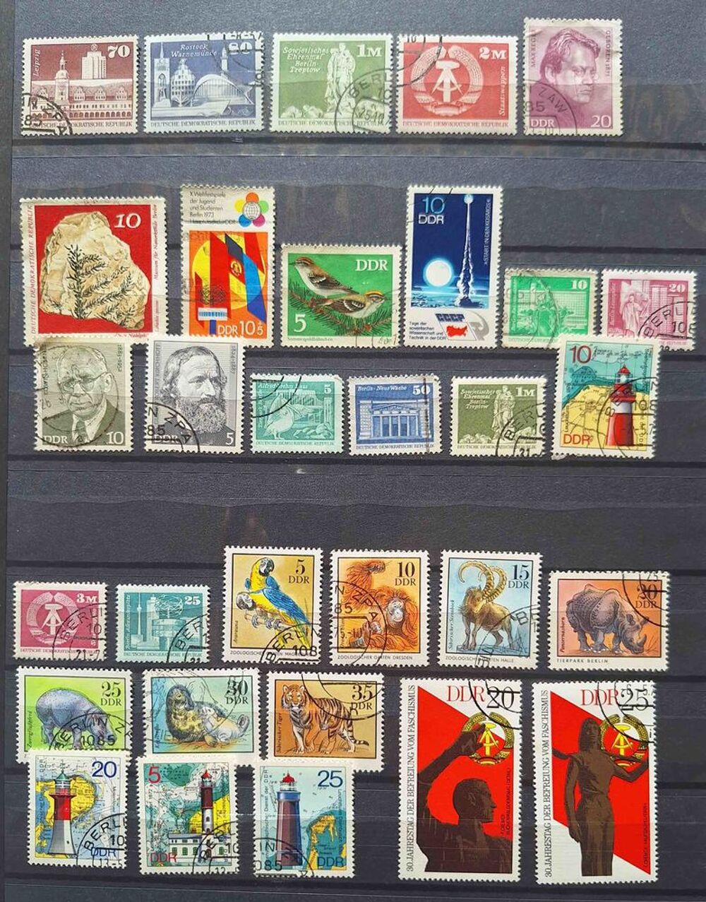 S&eacute;rie de timbres de collection d'Allemagne ter 