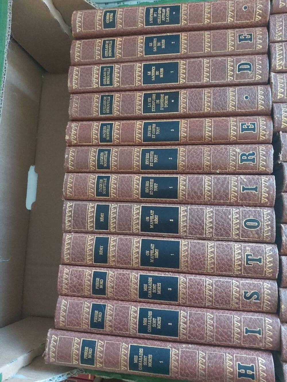HISTOIRE DE LA RESISTANCE FRANCAISE en 35 volumes reli&eacute;s Livres et BD
