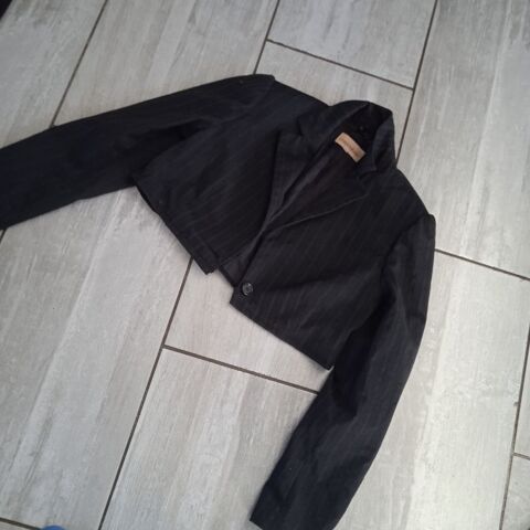 Veste blaser Manoukian T 40 rayée gris et noir Saint-Rambert-d'Albon (26)
