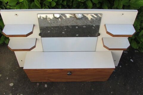 Miroir et �tag�res murales, vintage en formica 220 Paris 20 (75)