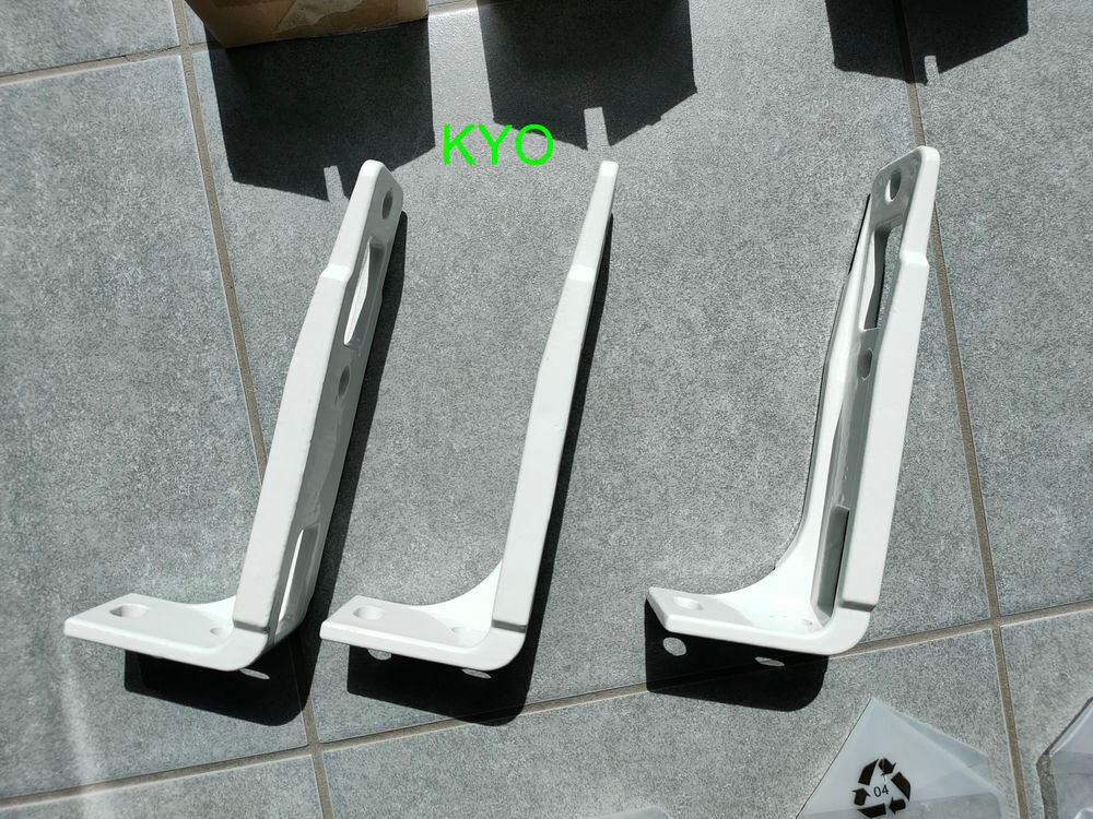 Naterial Zefir, lot de 3 supports de fixation plafond blanc Bricolage