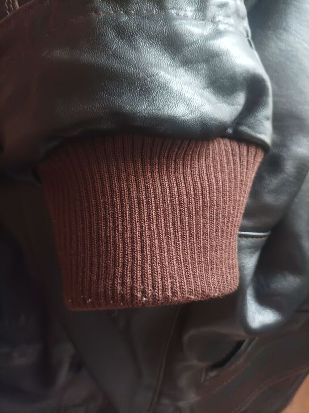 veste homme cuir Vêtements