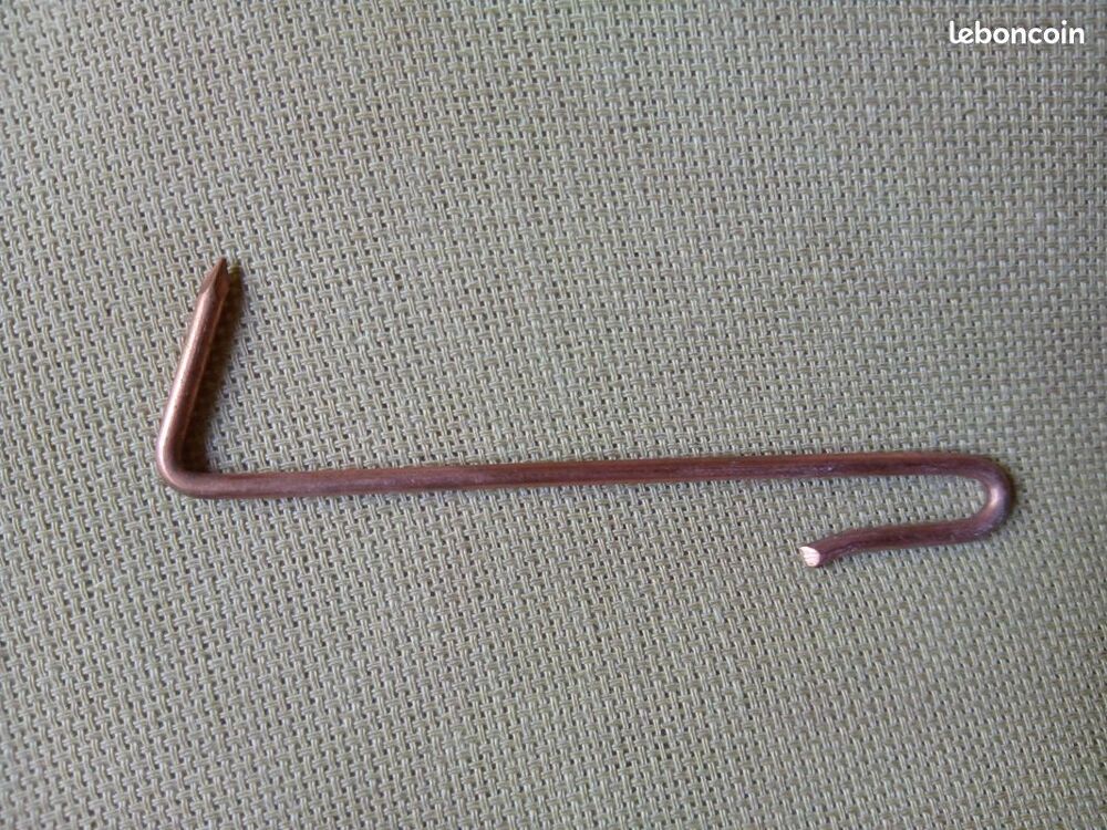 38 crochets cuivre pour toit ardoise Bricolage