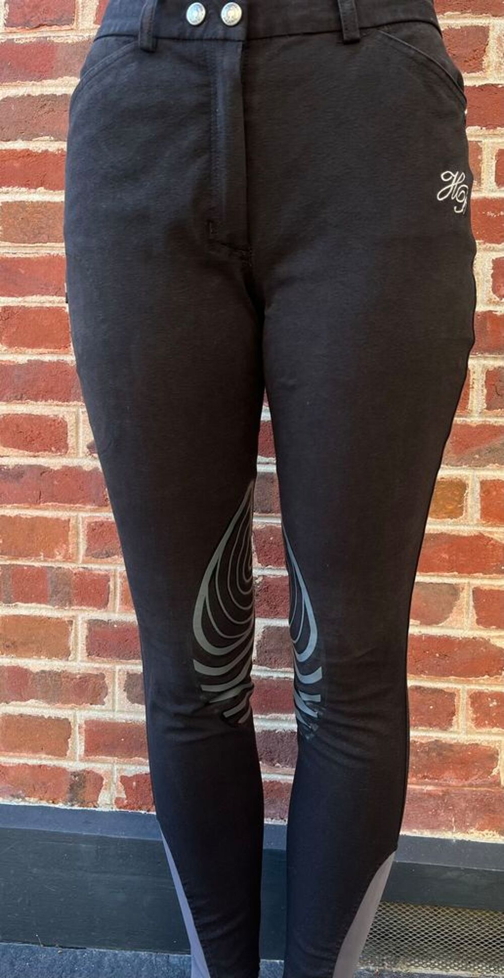 Pantalon d'&eacute;quitation Fouganza noir Sports