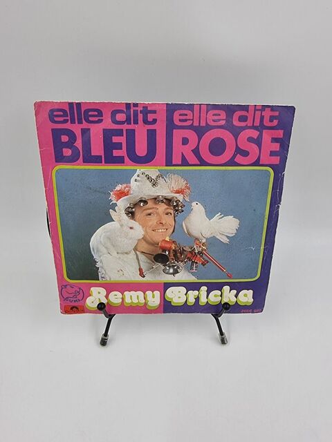 Vinyle 45 tours Remy Bricka : Elle dit Bleu, Elle dit Rose  2 Vulbens (74)