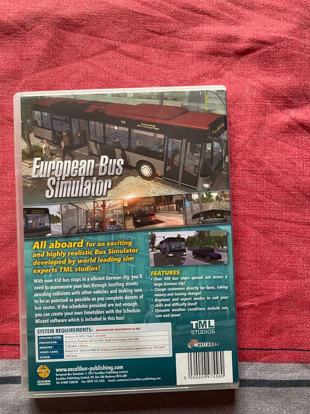 european bus simulator 2012 Consoles et jeux vidéos
