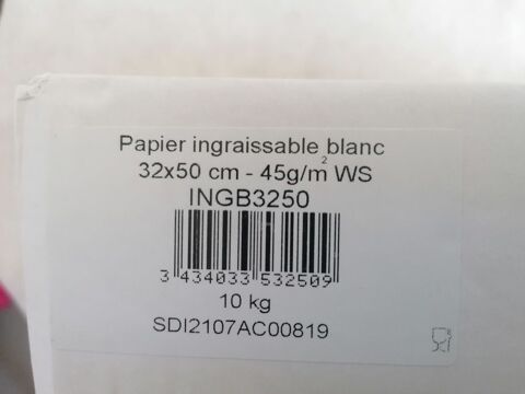 feuilles papier ingraissable blanc Aytré (17)