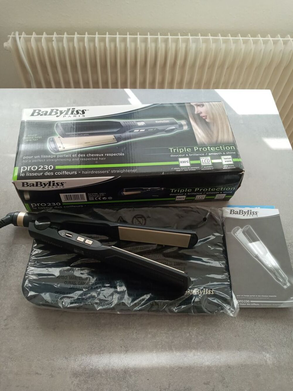 Lisseur triple protection Babyliss Electrom�nager