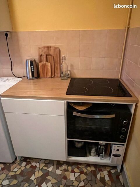 Meuble de cuisine sur mesure avec plaque Whirlpool int�gr�e 99 Asni�res-sur-Seine (92)