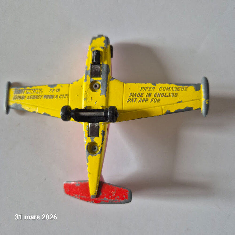 Avion Piper comanche Matchbox SB19 1976 made in England en m Jeux / jouets