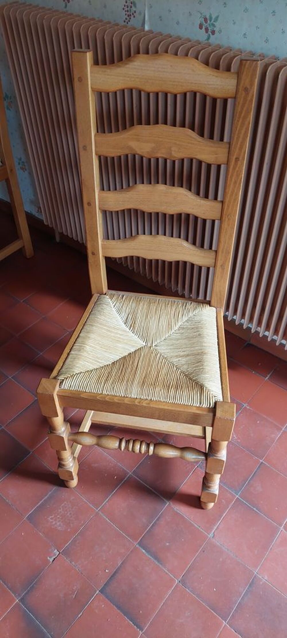 8 chaises paille Meubles
