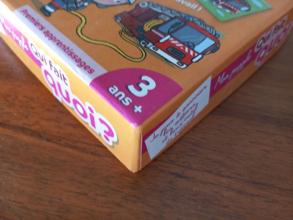 Mon puzzle Qui fait quoi OXYBUL EVEIL 3 ans et plus Jeux / jouets