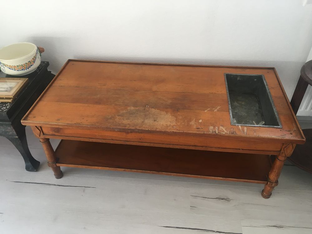 Table basse en bois massif Meubles