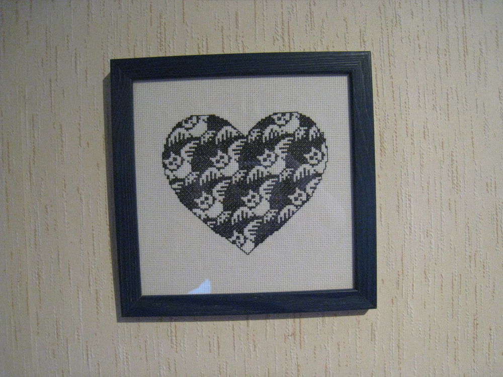Tableau broderie point de croix Décoration