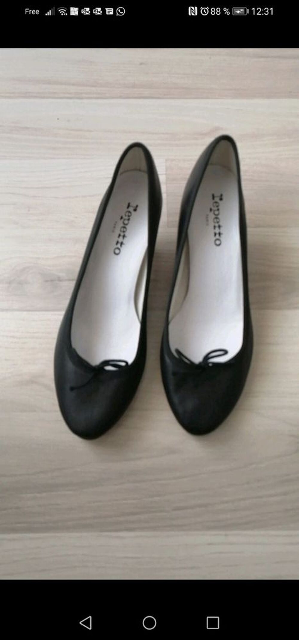 Superbes escarpins noirs Repetto taille 39 Chaussures