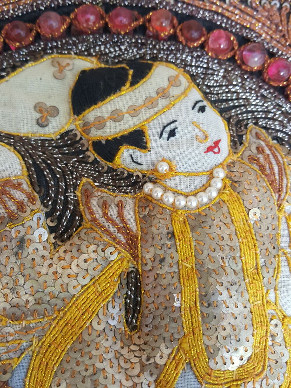 TAPISSERIE BIRMANE 37X37 Décoration