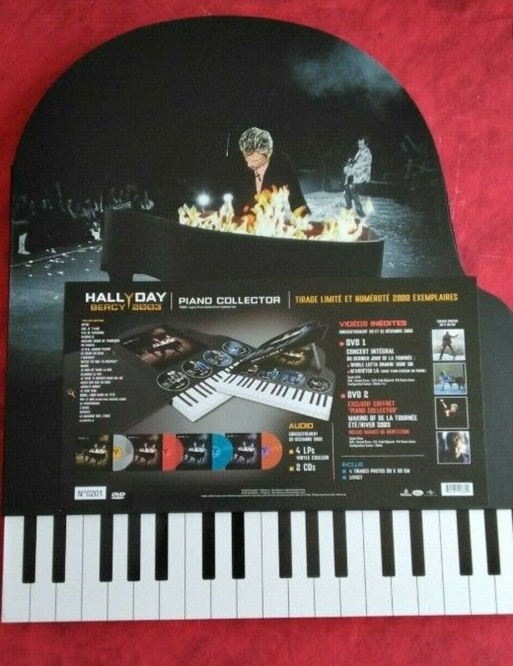 Coffret johnny hallyday bercy 2003 rare CD et vinyles