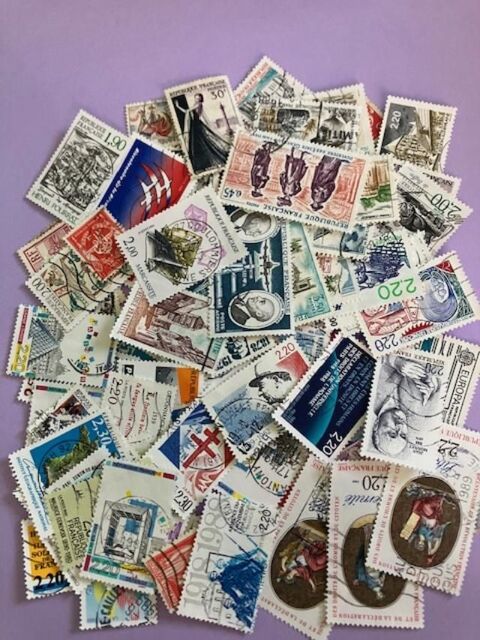 Lot de 150 timbres franais oblitrs lot 3 3 Rochechouart (87)