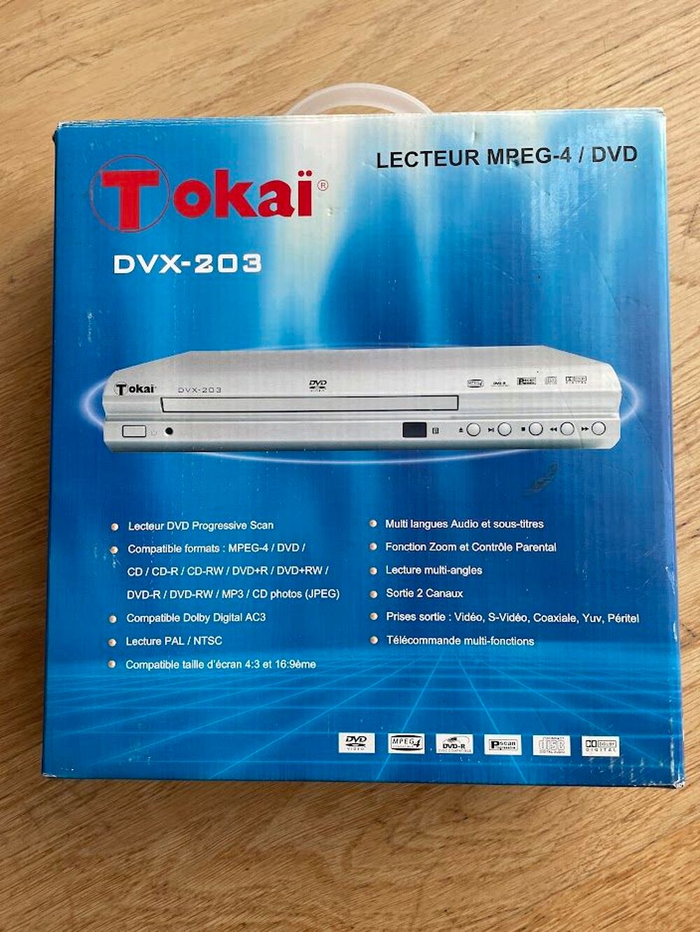 Lecteur DVD TOKAI MPEG-4, Mod&egrave;le DVX-203 Audio et hifi