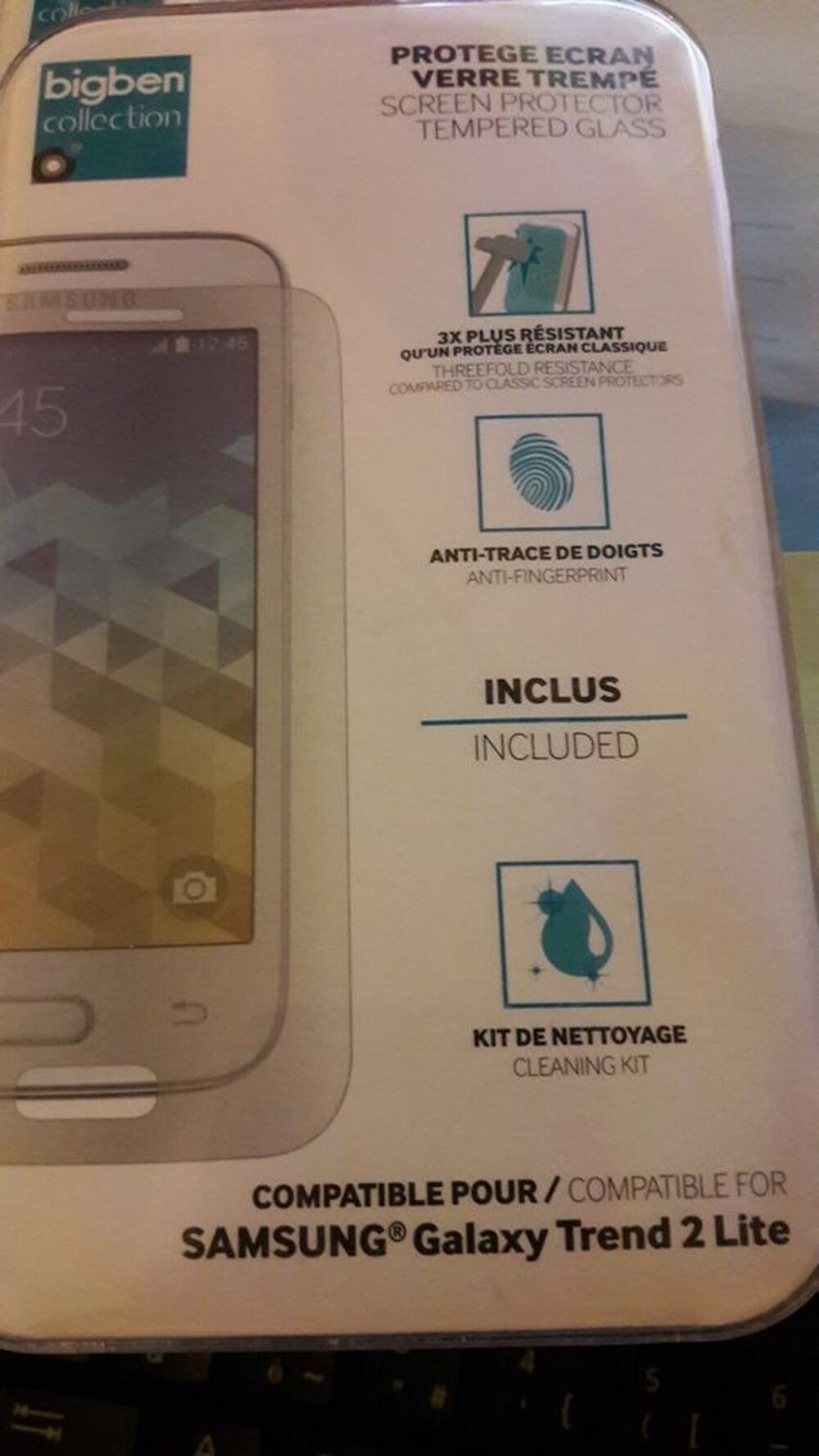 Prot&egrave;ge-&eacute;cran en verre tremp&eacute; pour Samsung Galaxy Téléphones et tablettes
