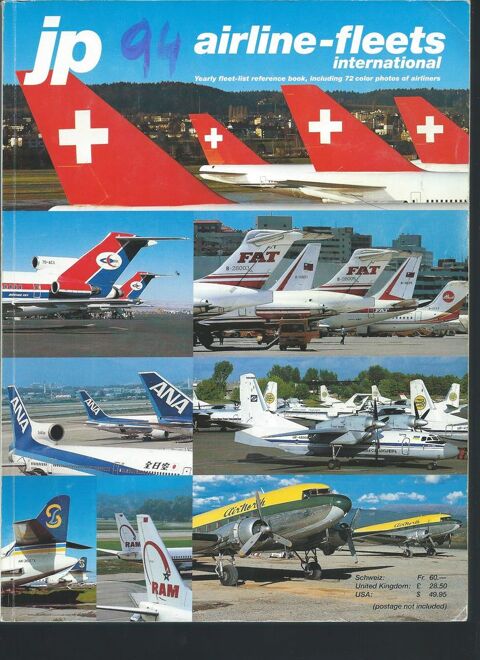 ANNUAIRES   JP AIRLINES FLEET  INTERNATIONAL 0 Mulhouse (68)