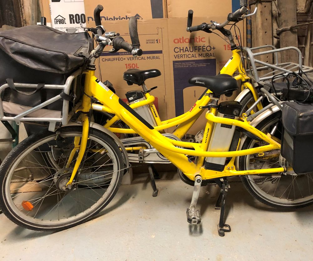 2 v&eacute;los electriques Vélos