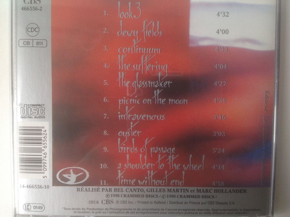 BEL CANTO BIRDS OF PASSAGE Envoi Possible
CD et vinyles