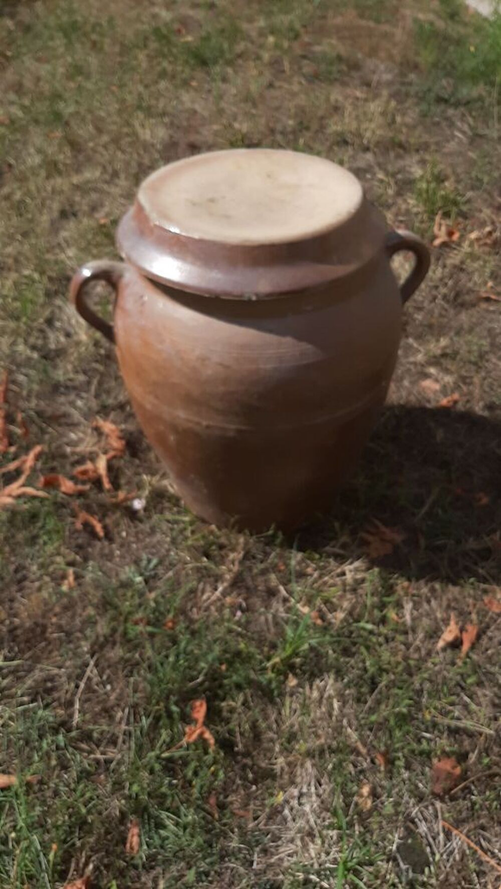 Jarre en terre cuite 50L avec couvercle ancienne
Décoration