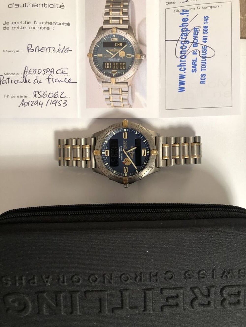 Breitling Aerospace Patrouille de France Bijoux et montres