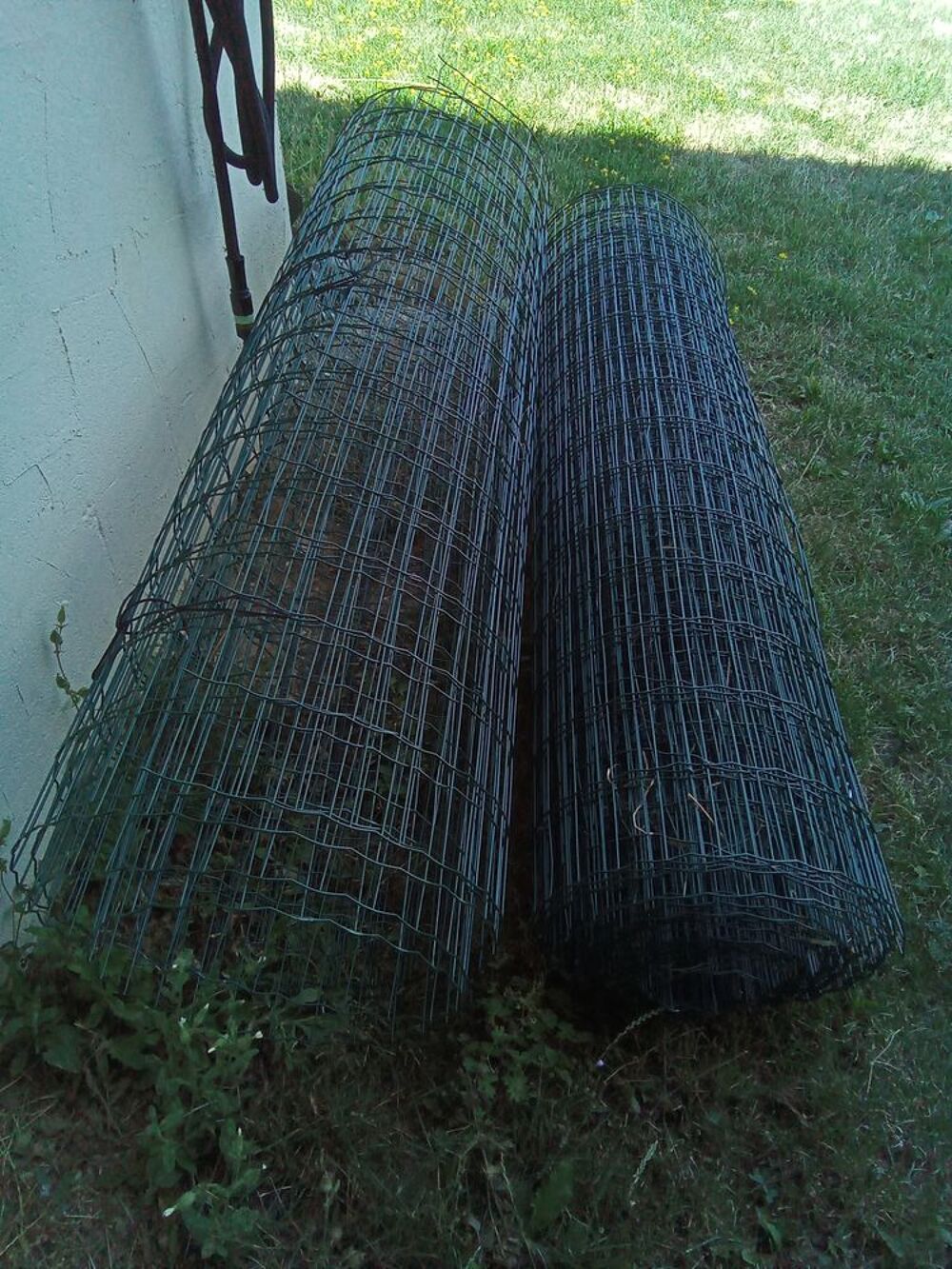 Grillage vert hauteur 150 environ 15 m&egrave;tres Jardin
