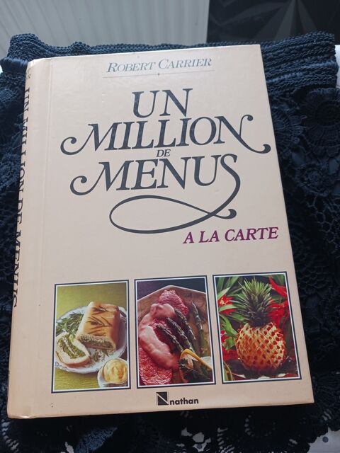 Livre de Recettes  Un Million de Menus  la Carte  5 Thourotte (60)