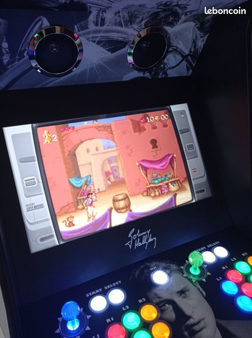 borne arcade johnny hallyday Consoles et jeux vidéos