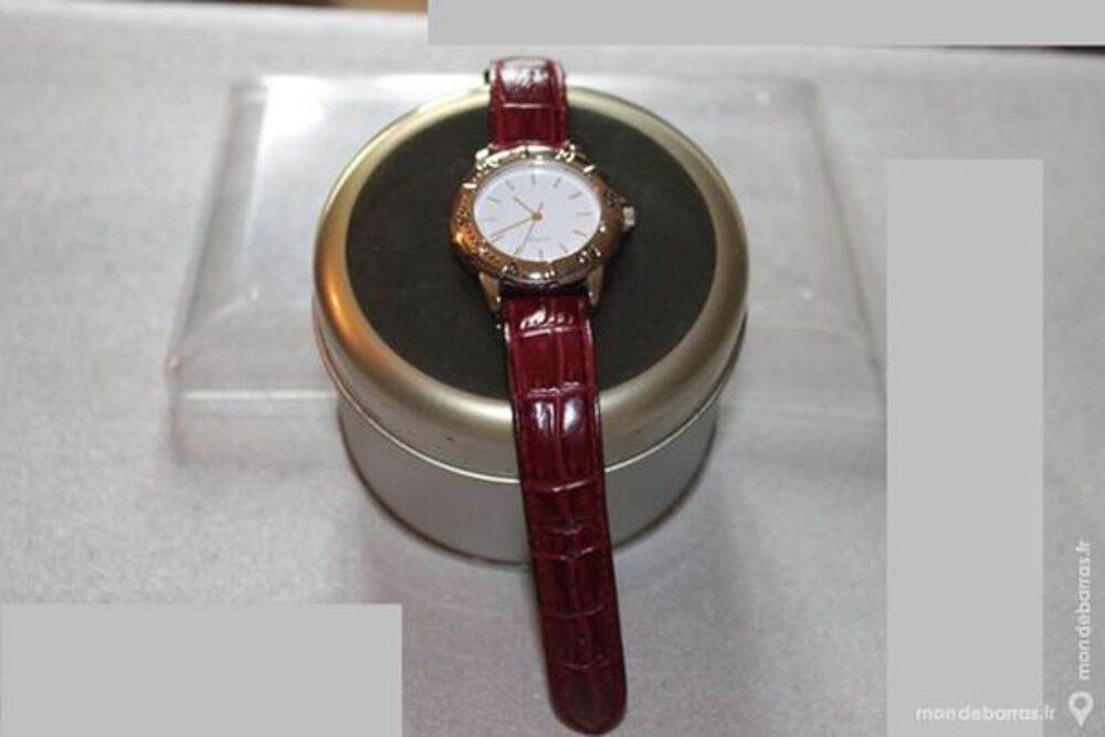 MONTRE HOMME NEUVE BORDEAUX AVEC SON ECRIN Bijoux et montres